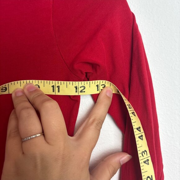 Hanna Andersson Girls Red Long Sleeve Dress Size 6-7 - Picture 7 of 7